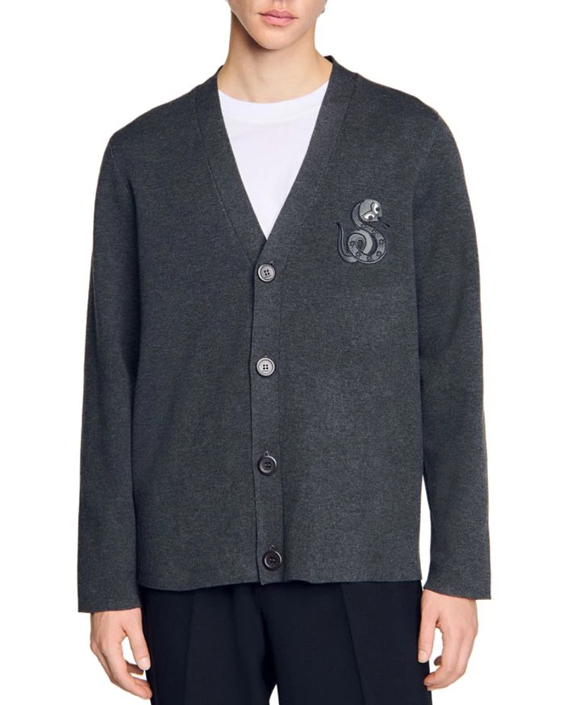 Snake Detail Cardigan
