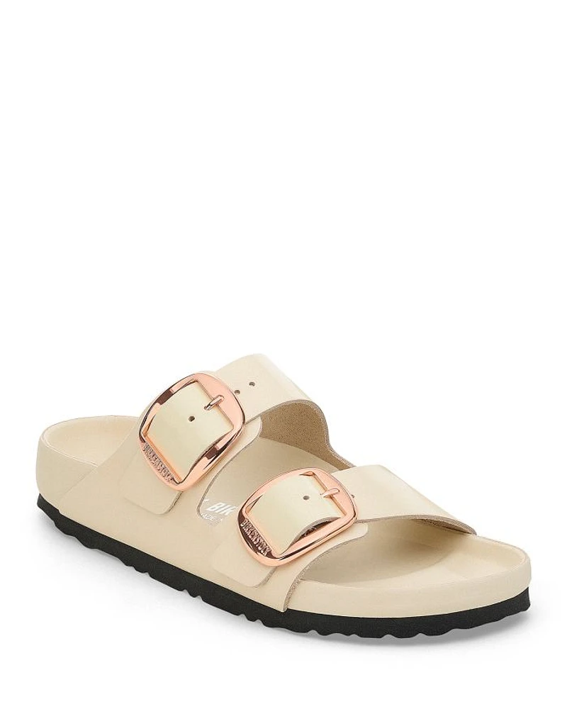 Women's Arizona Big Buckle High Shine Exquisite Leather Sandals