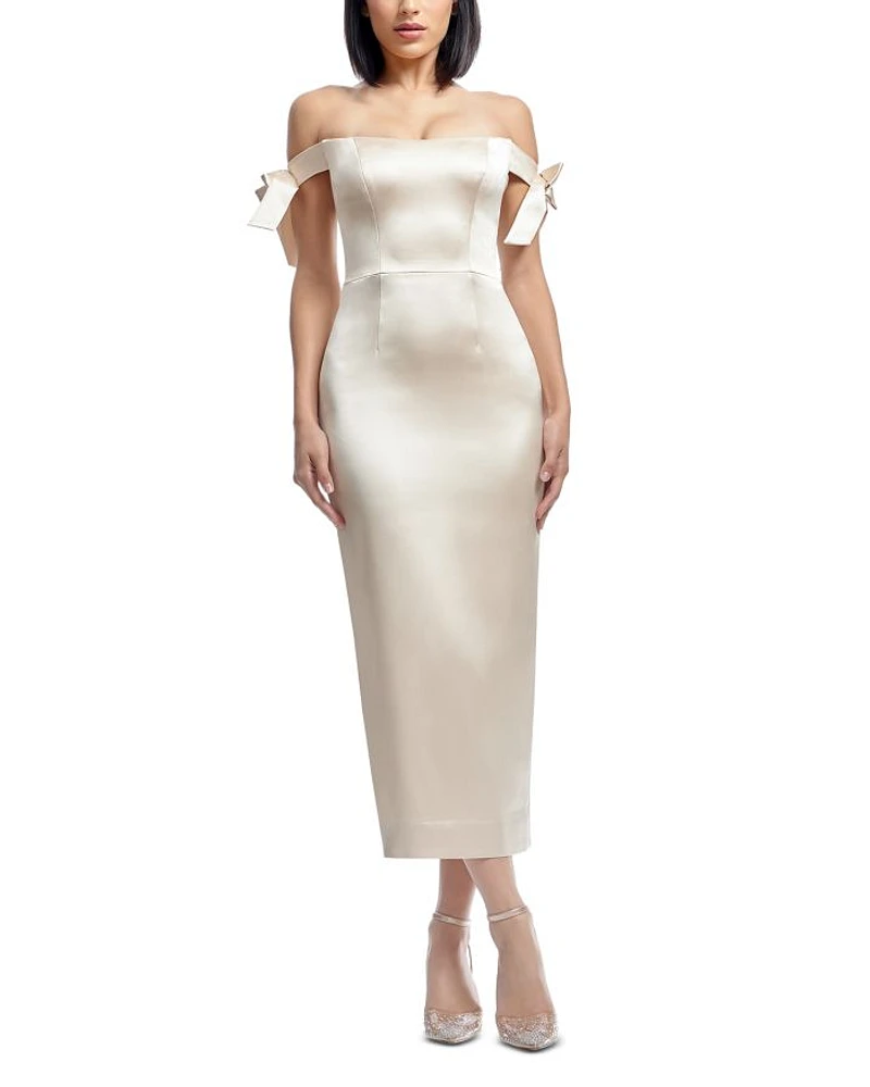 Verona Bow Trim Dress
