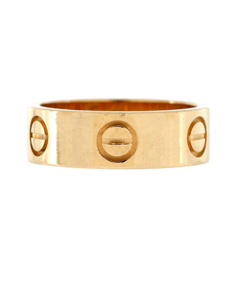 Love Band Ring 18K Gold