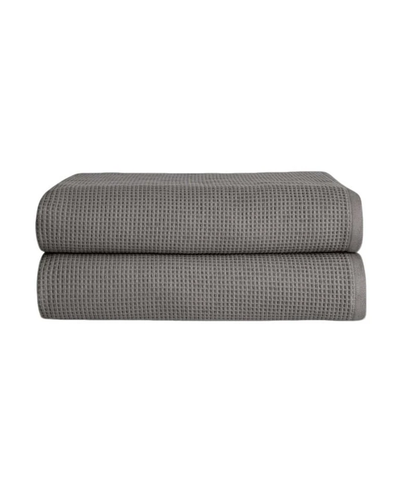 Waffle Bath Sheets, Set of 2