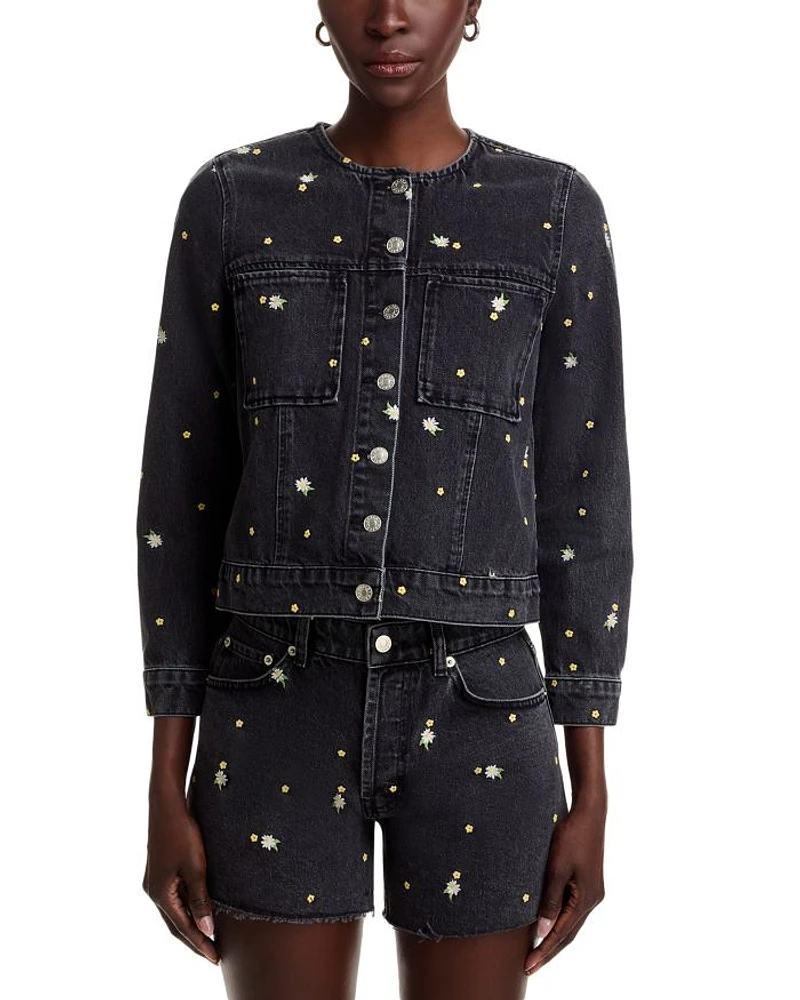 Lido Floral Denim Jacket