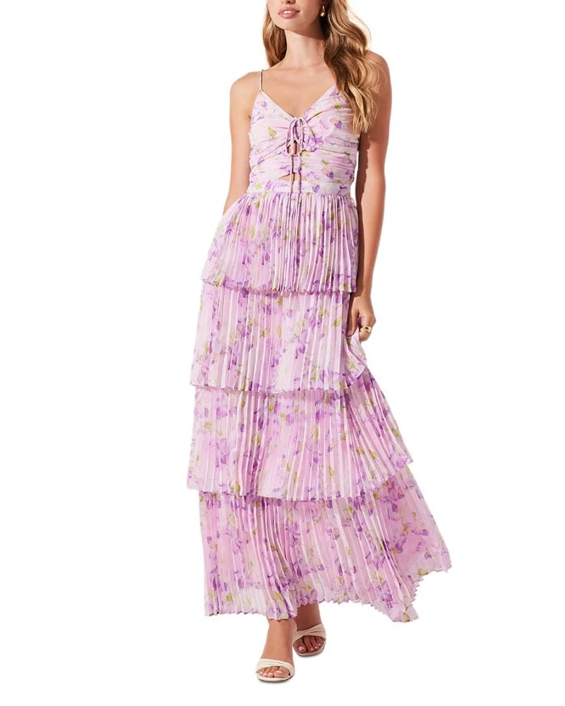 Daytona Pleated Maxi Dress