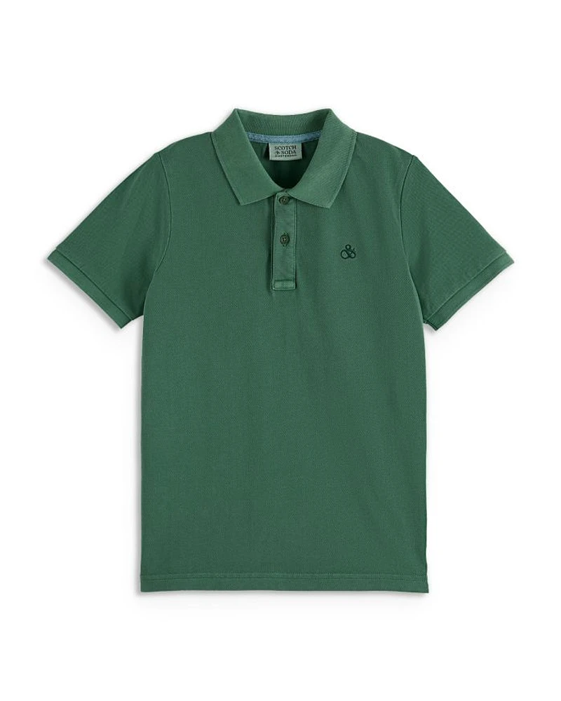 Boys' Garment Dyed Pique Polo - Little Kid