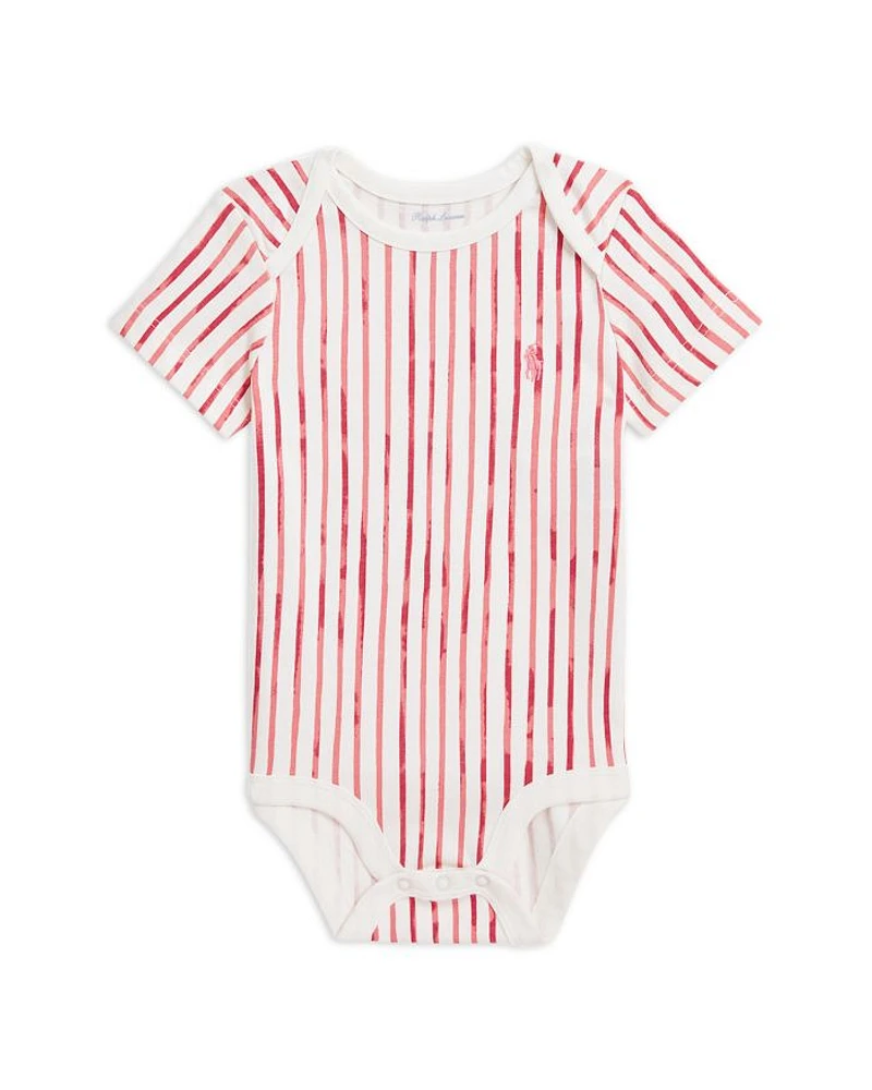 Boys' Striped Cotton Jersey Bodysuit - Baby