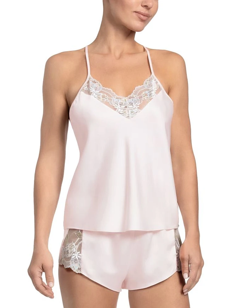 Stretch Matte Satin Camisole & Shorts Set