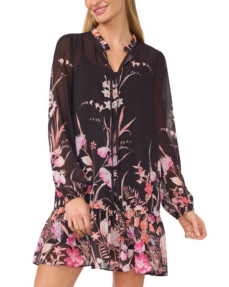 Tie Neck Dress