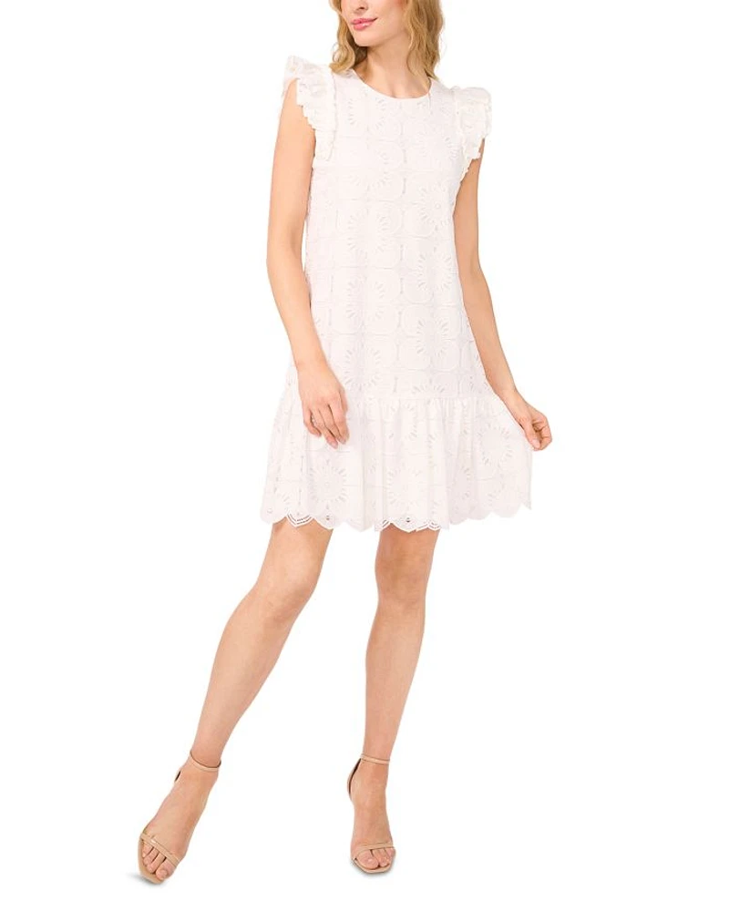 Ruffle Sleeve Dress