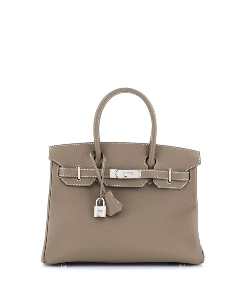 Birkin 30 Handbag Epsom with Palladium Hardware