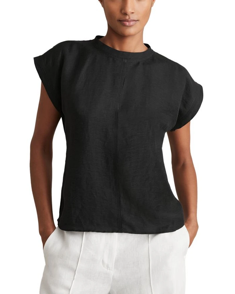 Soleya Linen Blend Tee