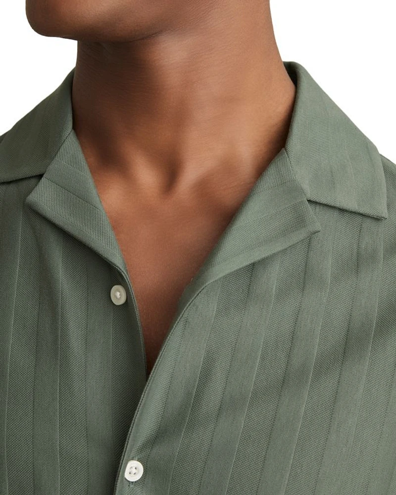 Sampson Textured Cuban Shirt