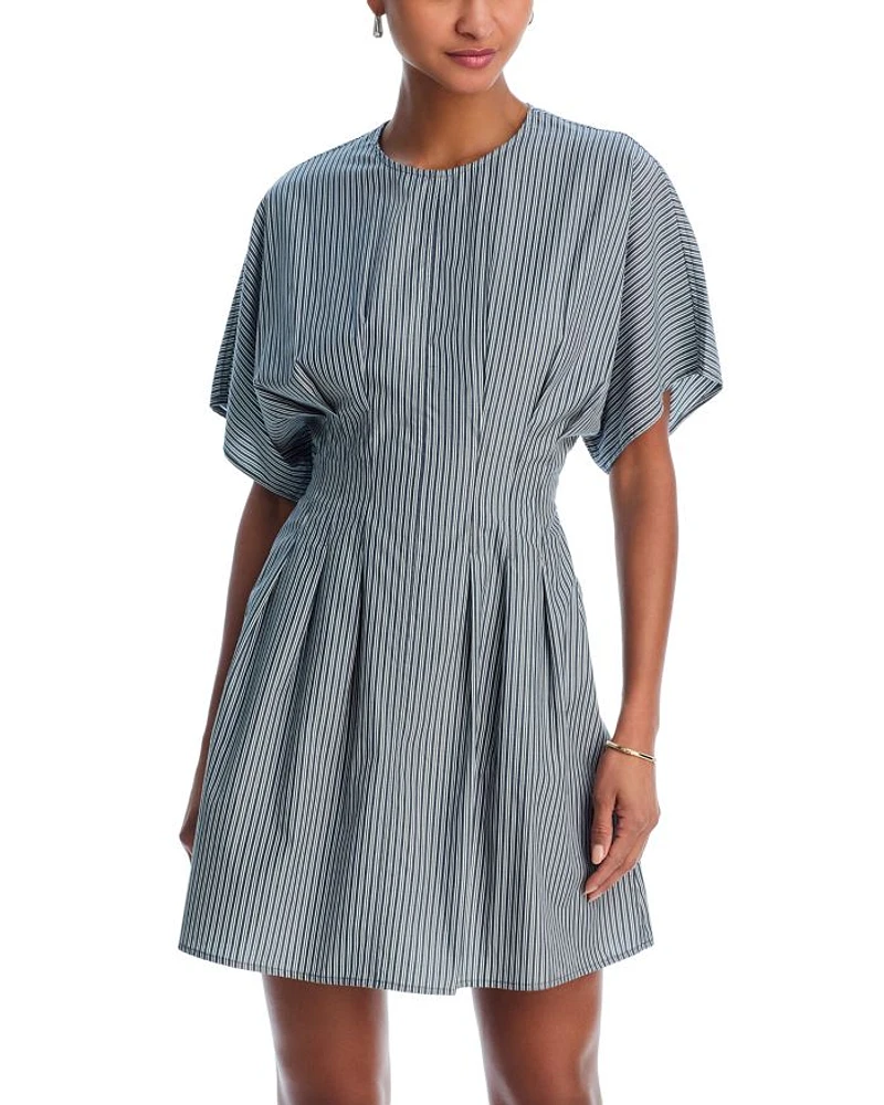 Maddie Stripe Poplin Mini Dress