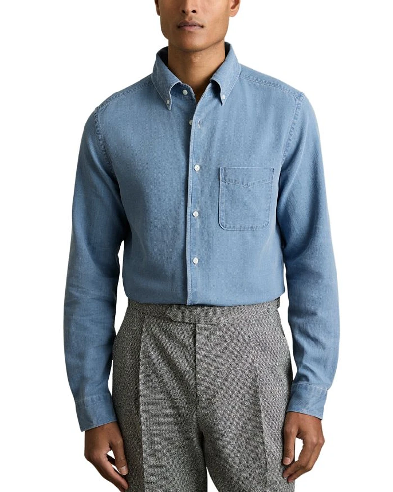 Denim Pique Shirt