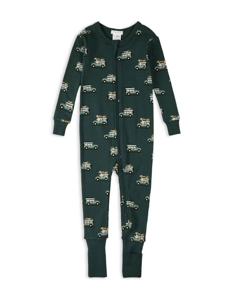Unisex Safari SUV Print Convertible Sleeper Pajama Coverall - Baby
