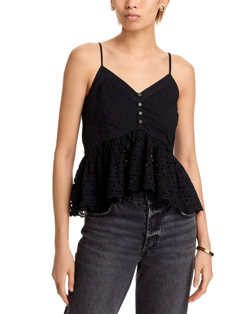 Button Front Cami Top - Exclusive