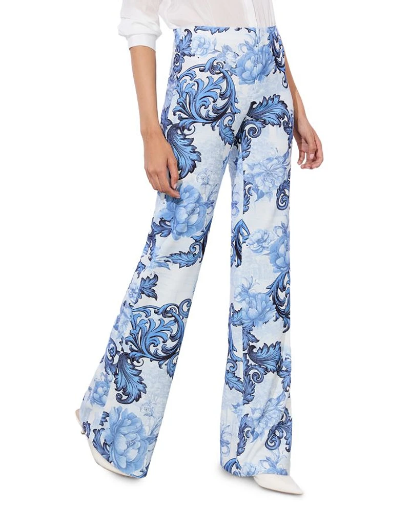 Teeny Printed Bootcut Pants