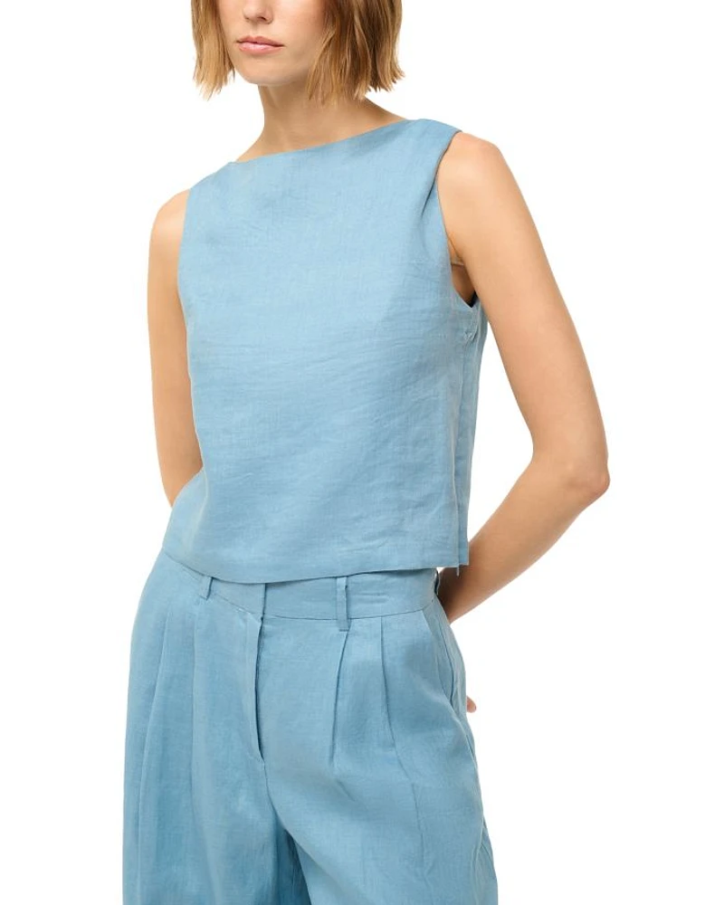 Boa Linen Top