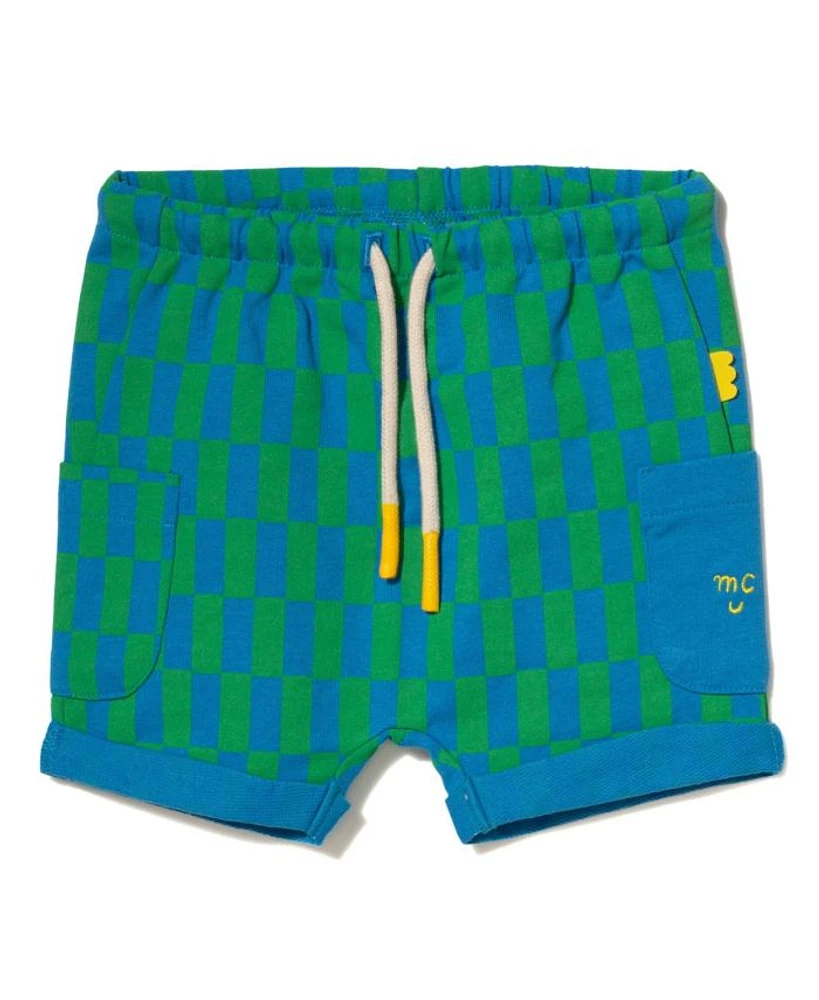 Unisex Recycled Cotton Checkered Short - Baby