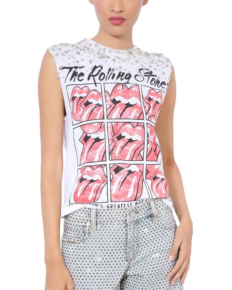 Micah Embellished Muscle Tee