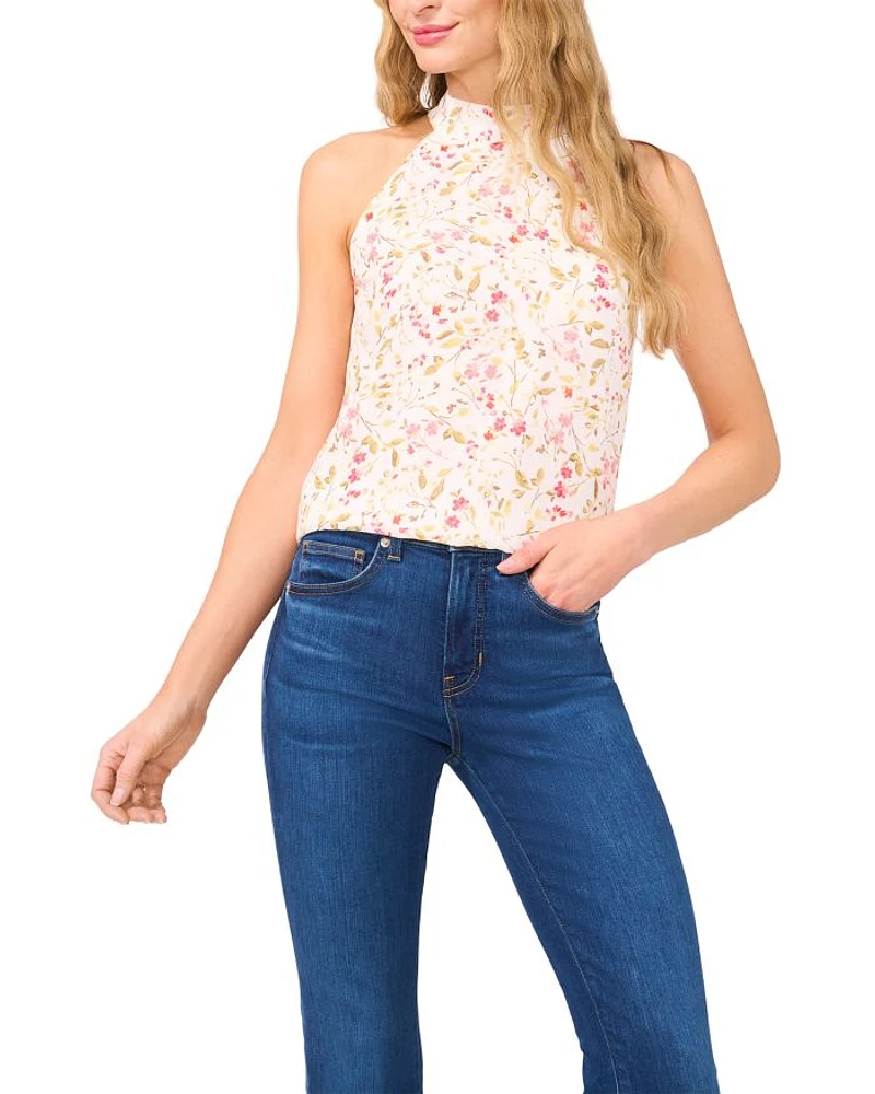 Floral Halter Neck Top
