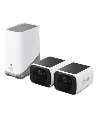 S220 Solar-Powered 2K Security Camera Kit with HomeBase 3