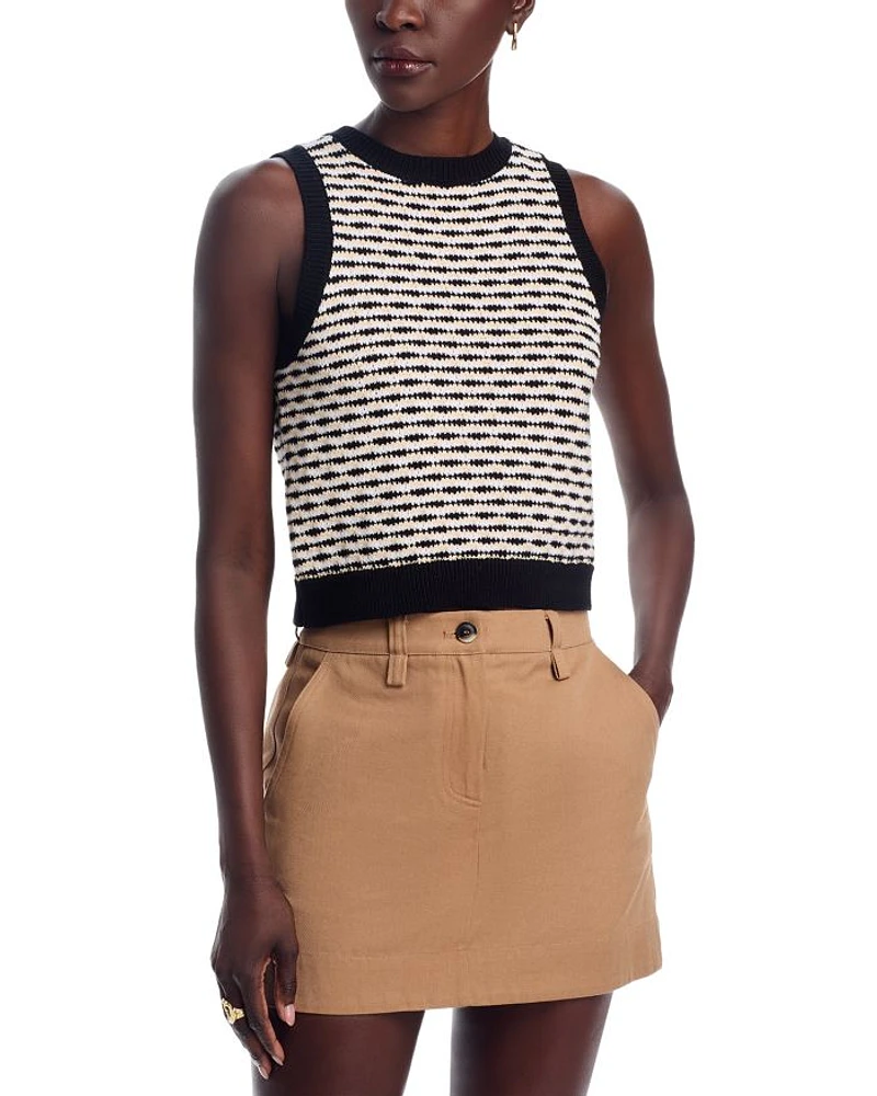 Alice Wavy Striped Demi Tank Top