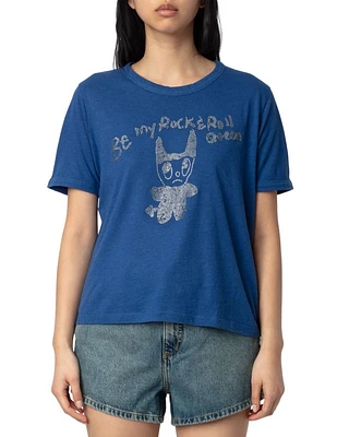 Woos Rock Devil Ringer Tee