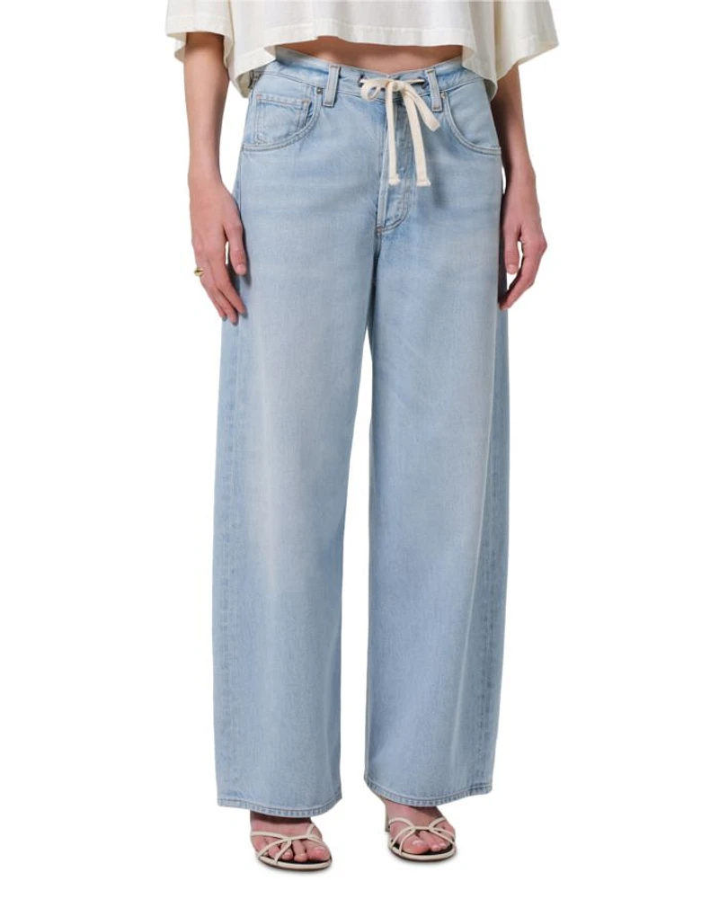 Brynn High Rise Wide Leg Jeans Portola