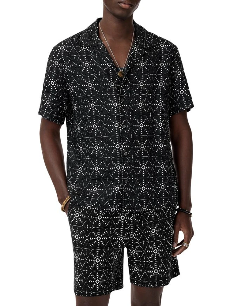 Dan Printed Camp Shirt