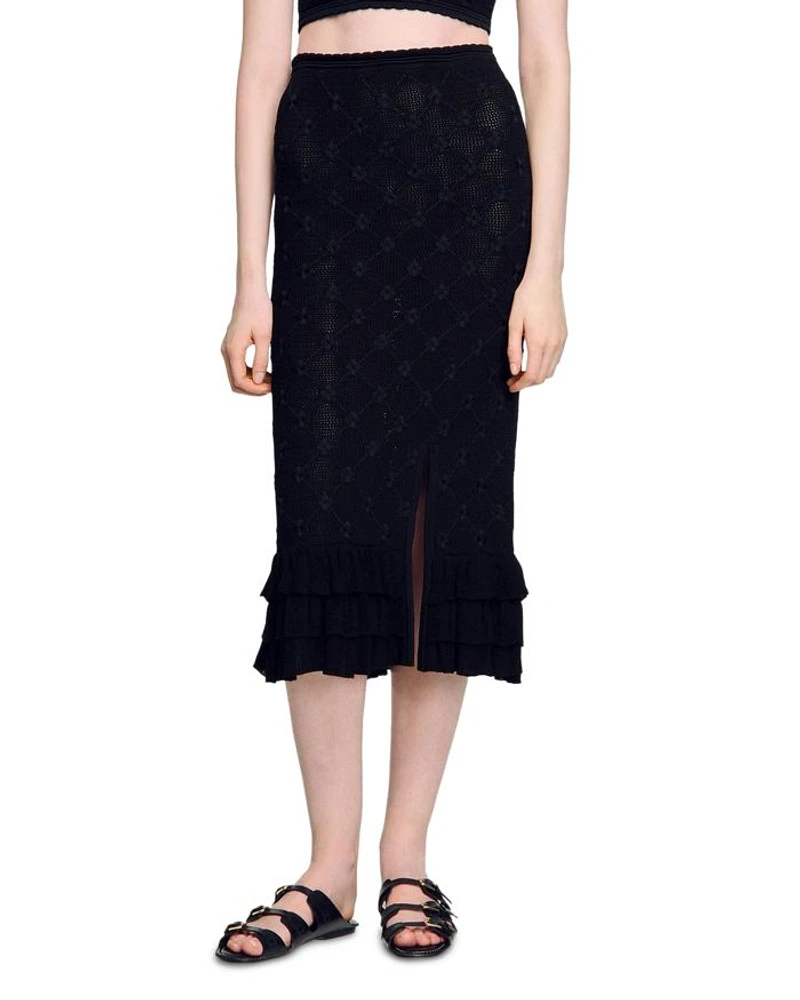 Knit Midi Skirt