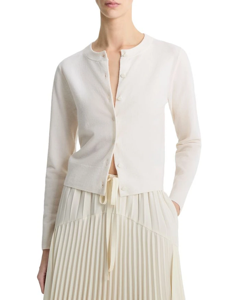 Tipped Half Moon Cardigan