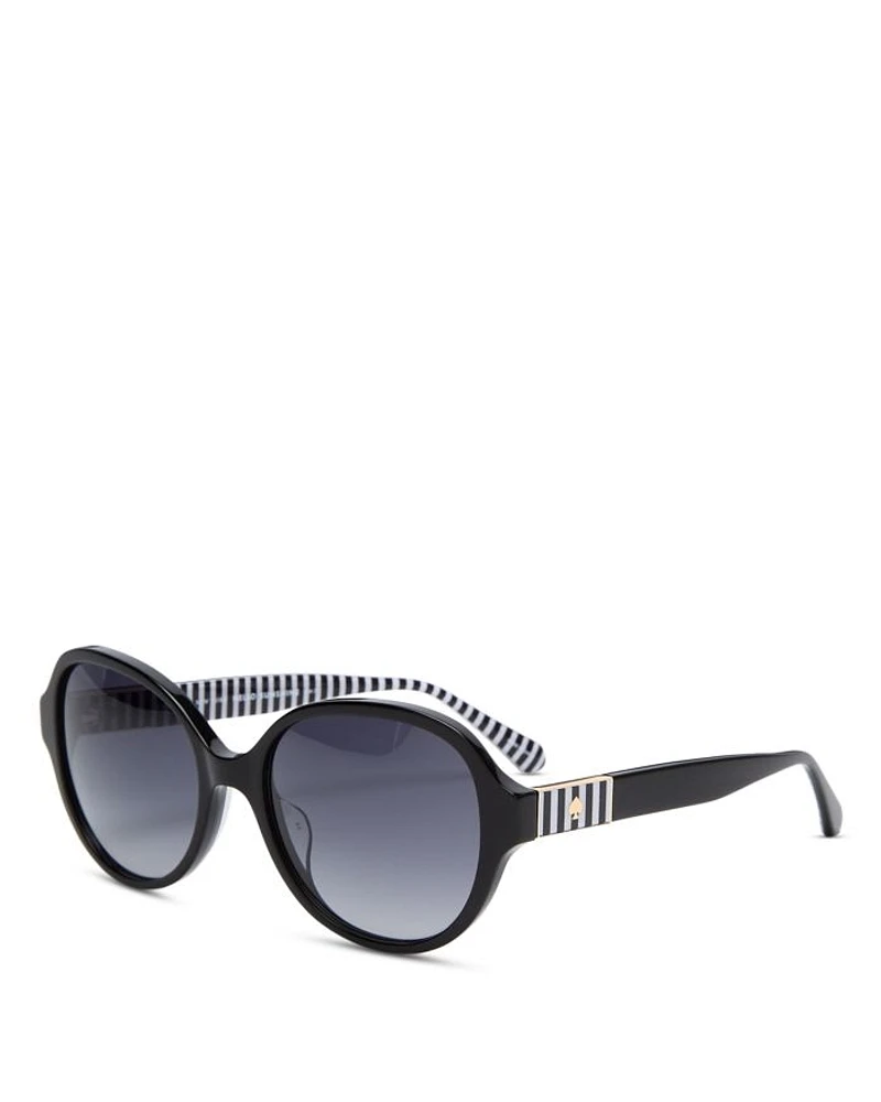 Emalie Oval Sunglasses, 56mm