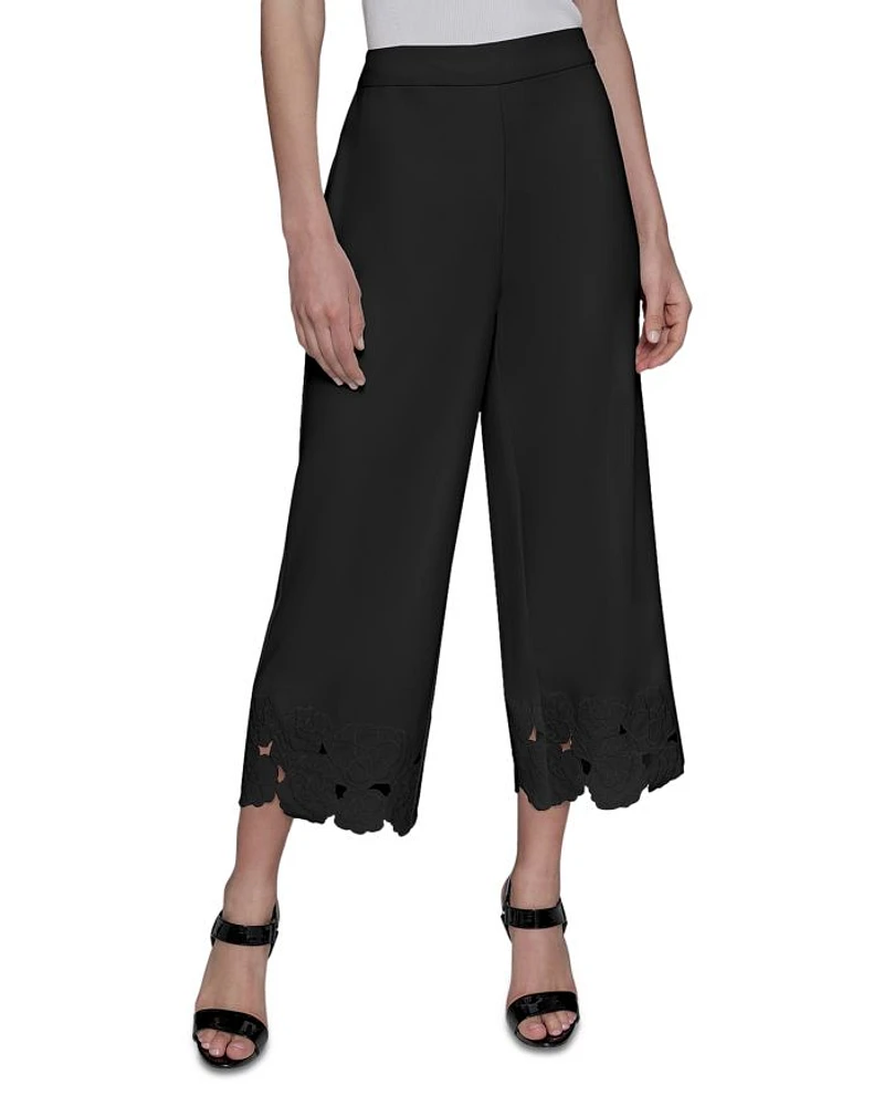 Flora Cut Out Cropped Pants