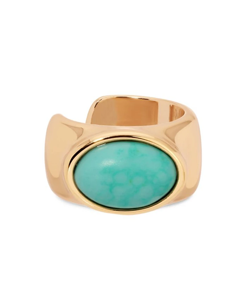 Turquoise Solstice Turquoise Single Ear Cuff