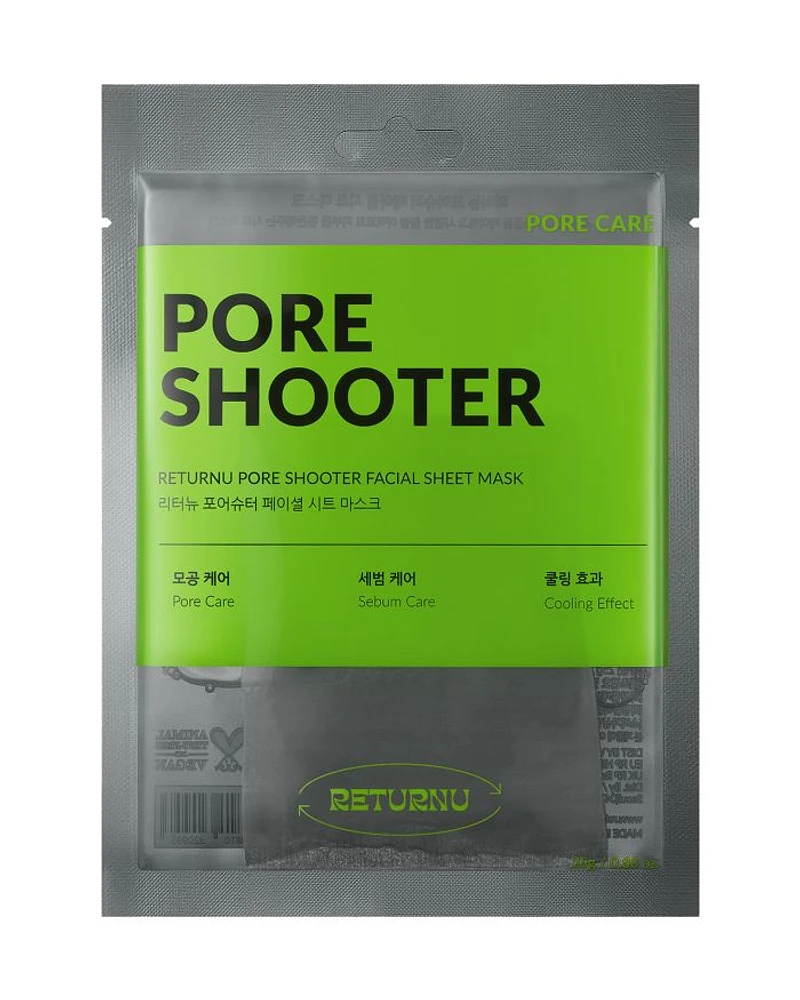 Poreshooter Facial Sheet Mask