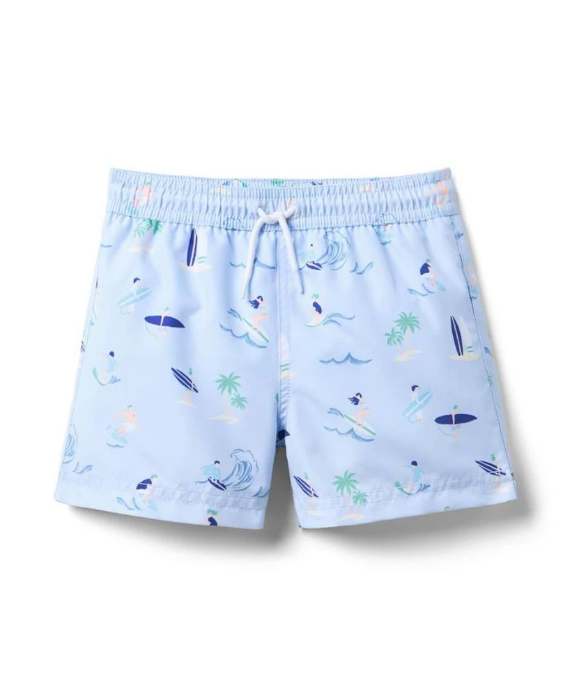 Boys' Recycled Surfer Swim Trunk - Little Kid, Big Kid