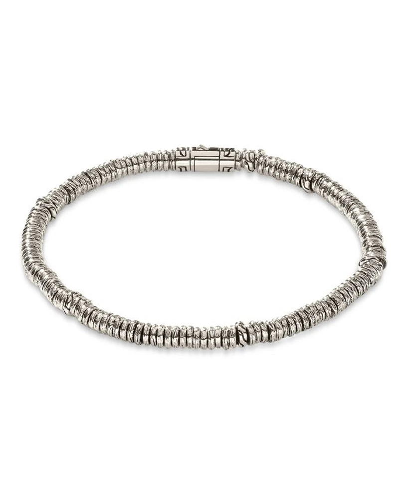 Sterling Silver Heishi Bracelet