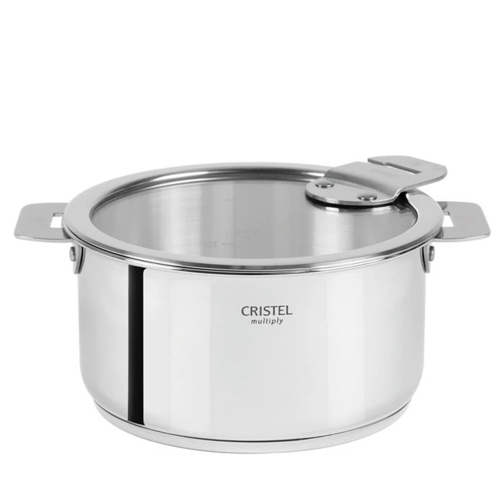 Cristel Casteline Tech Qt. Saucepan with Lid