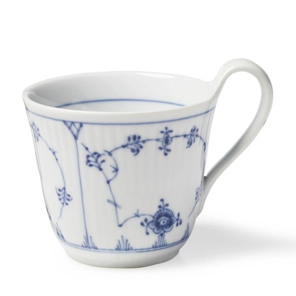 Blue Fluted Plain Mug