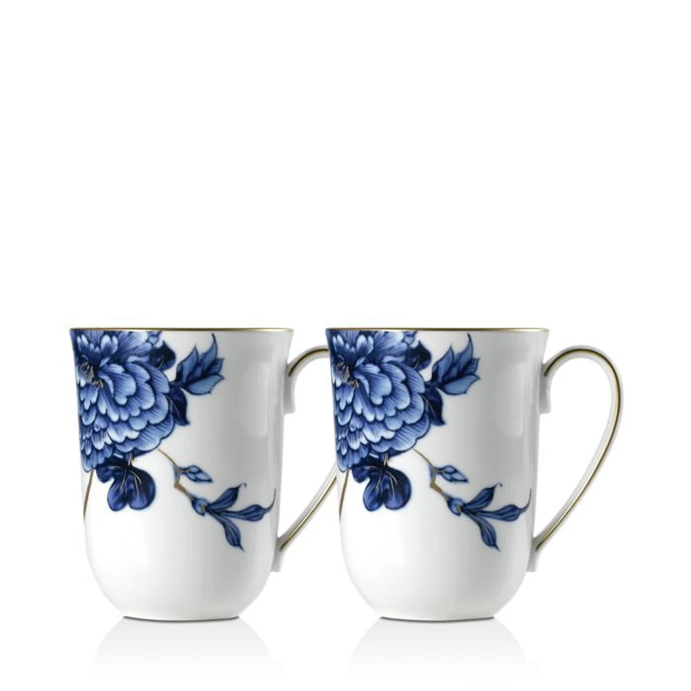 Emperor Flower Mugs, Set of 2