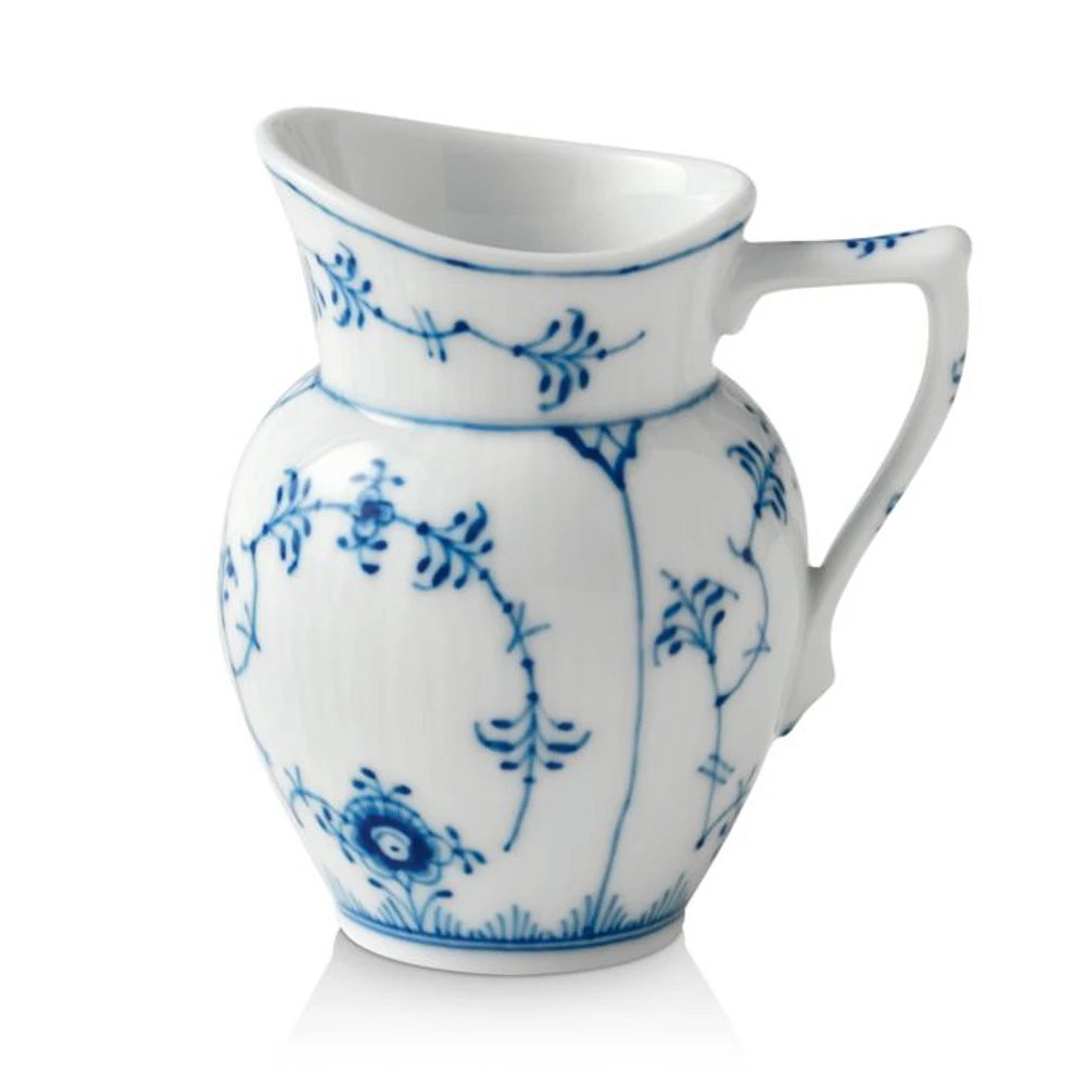 Blue Flute Plain Pitcher