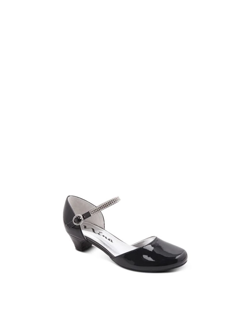 Girls' Cera Embellished D'Orsay Ankle Strap Flats - Little Kid, Big Kid