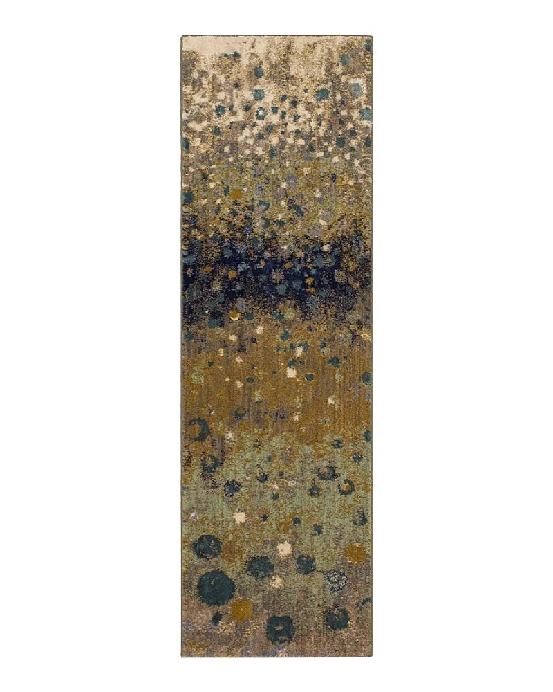 Enigma Torrent Runner Rug, 2'4" x 7'10"