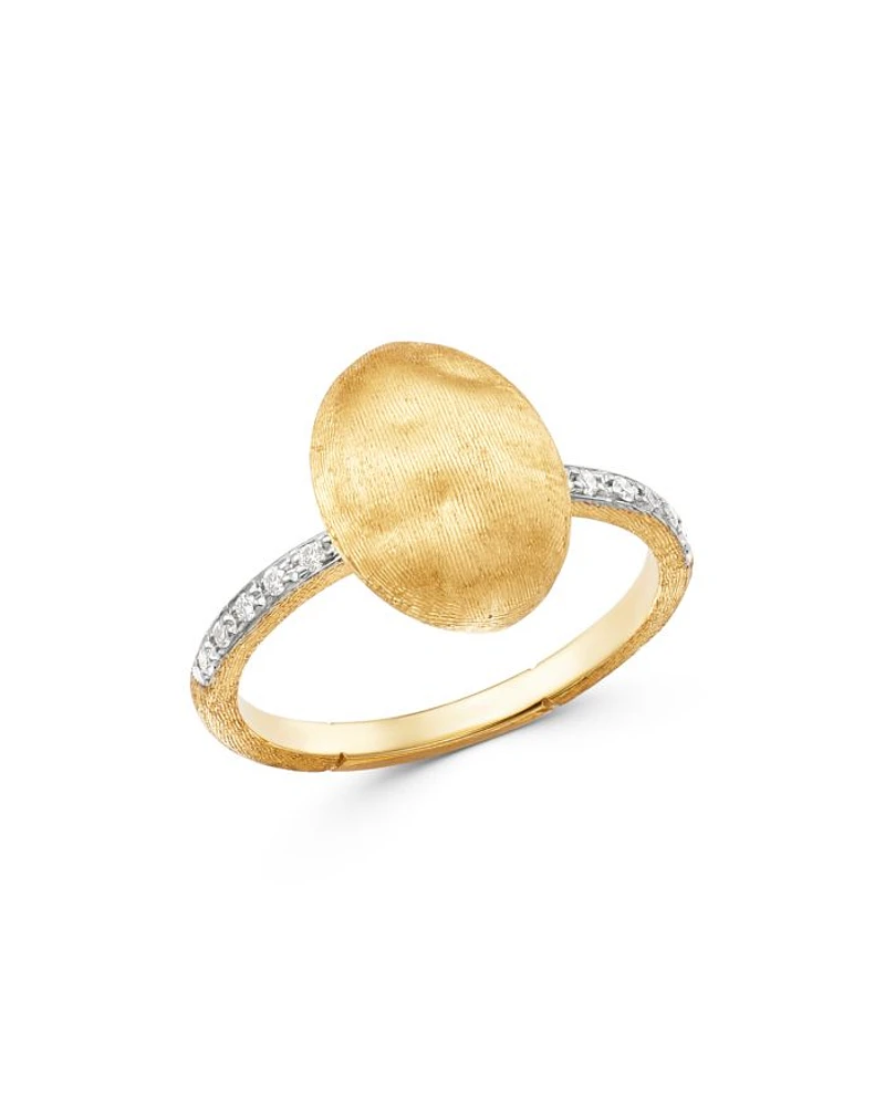 18K Yellow Gold Siviglia Diamond Ring - Exclusive