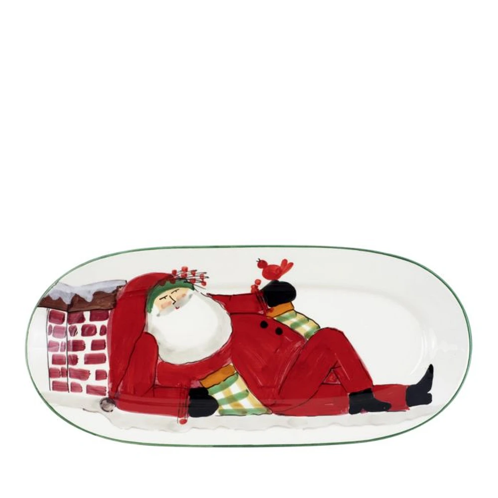 Old St. Nick Small Oval Platter