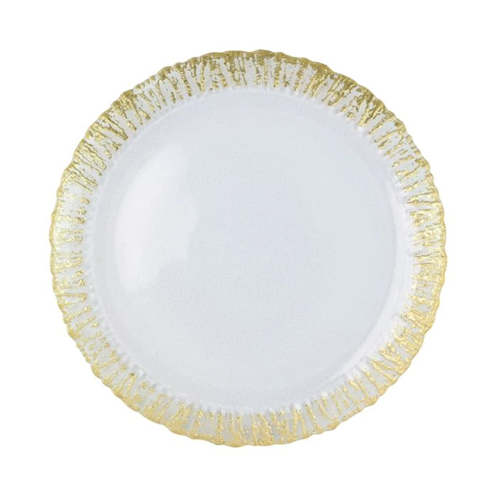 Rufolo Glass Round Platter
