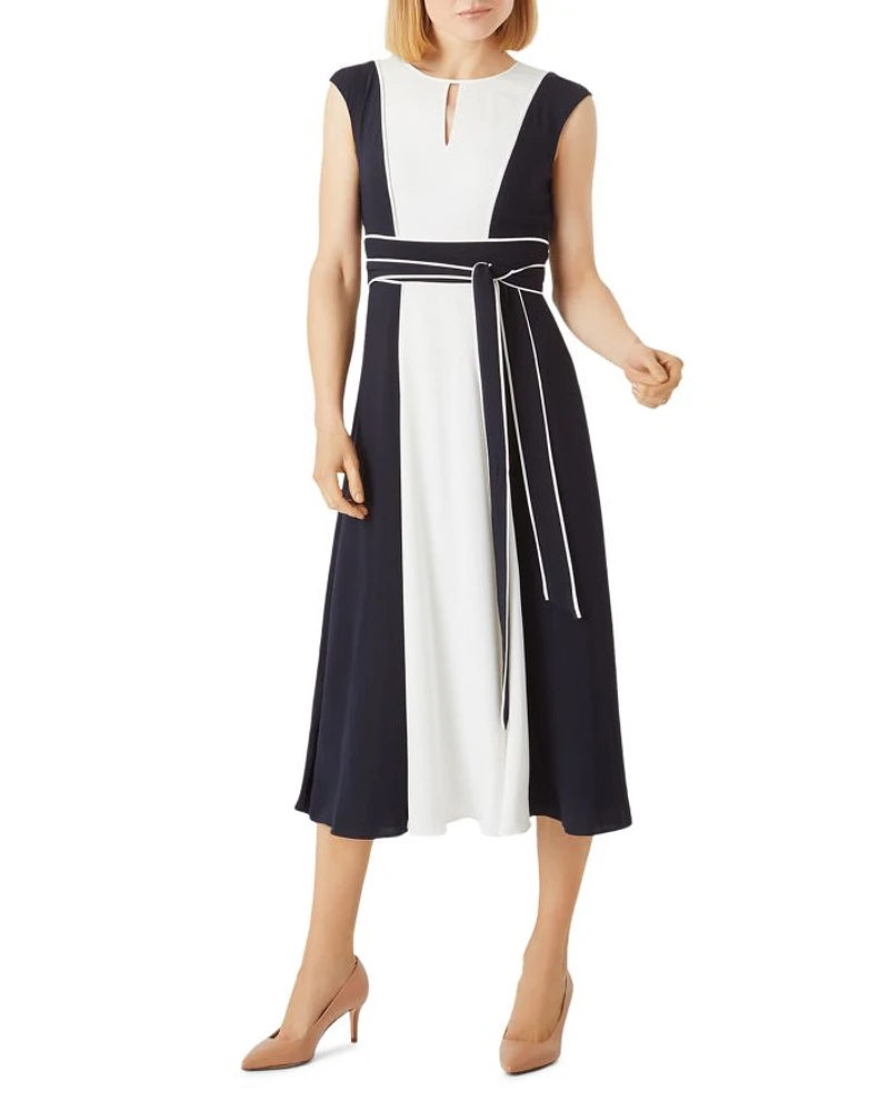 Rae Color-Blocked Midi Dress
