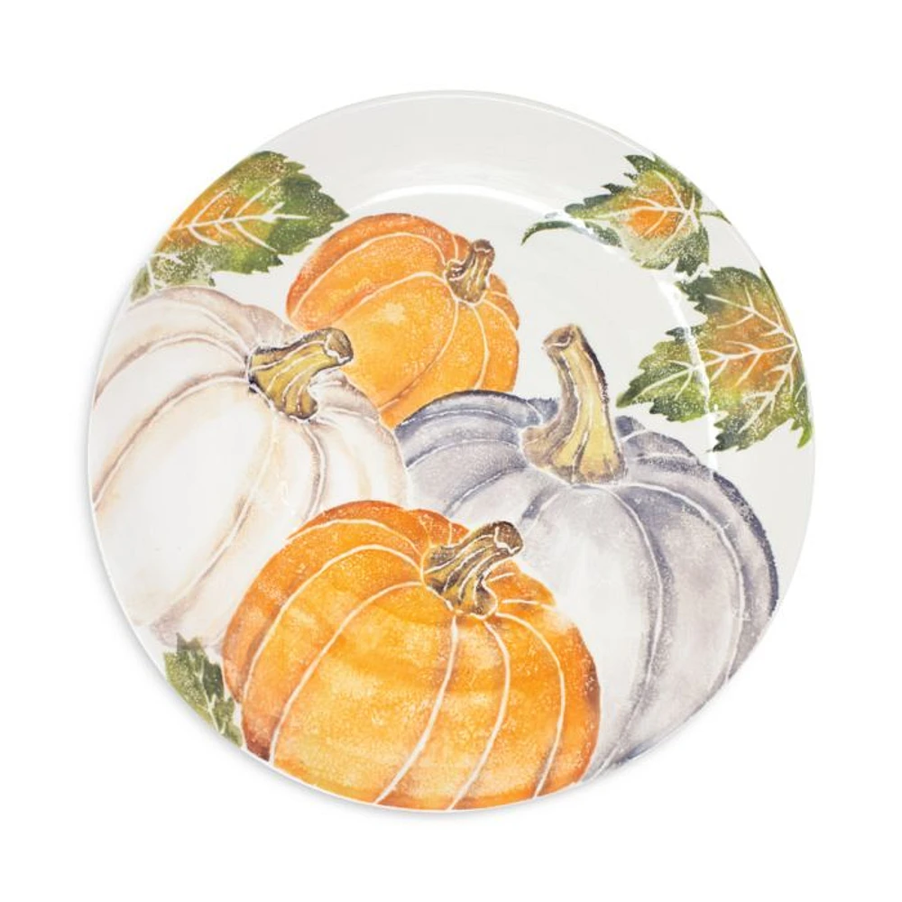 Pumpkins Large Serving Bowl with Assorted Pumpkins
