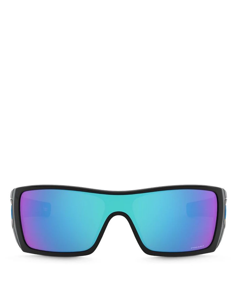 Batwolf Rectangular Sunglasses, 58mm