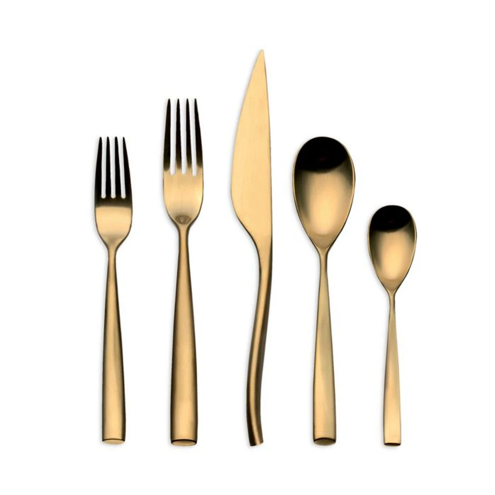 Arte Oro Ice Flatware 5-Piece Place Setting